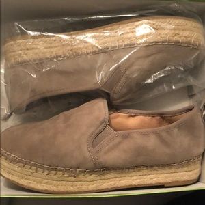 Sam Edelman suede platform espadrilles